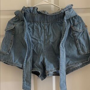 Urban Outfitters Blue High Waist Denim Shorts